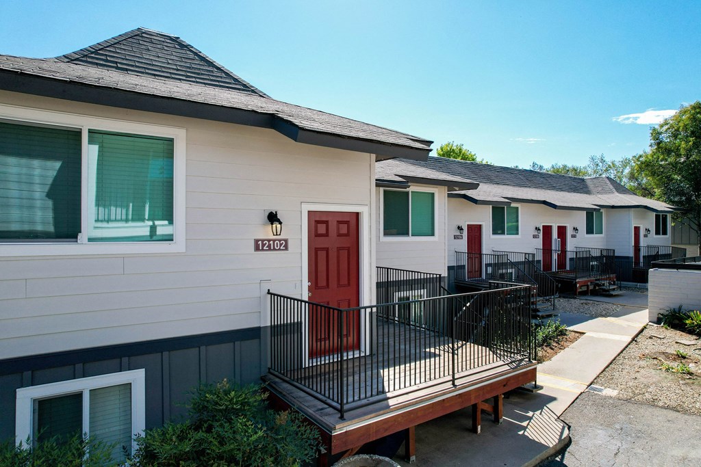 Exterior view of a building at Persimmon Terrace