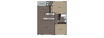 the floor plan of creekside apartments