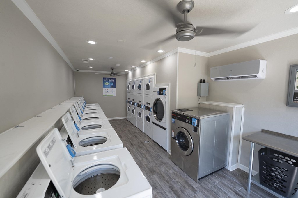 renovated laundry room