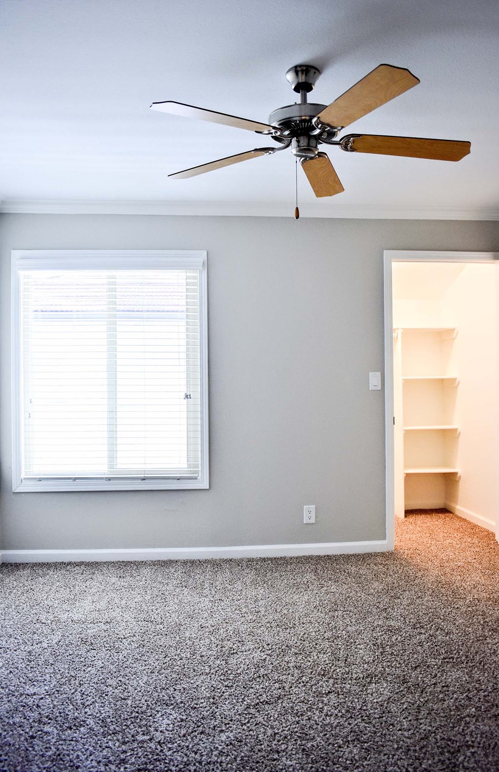 View of bedroom with carpet