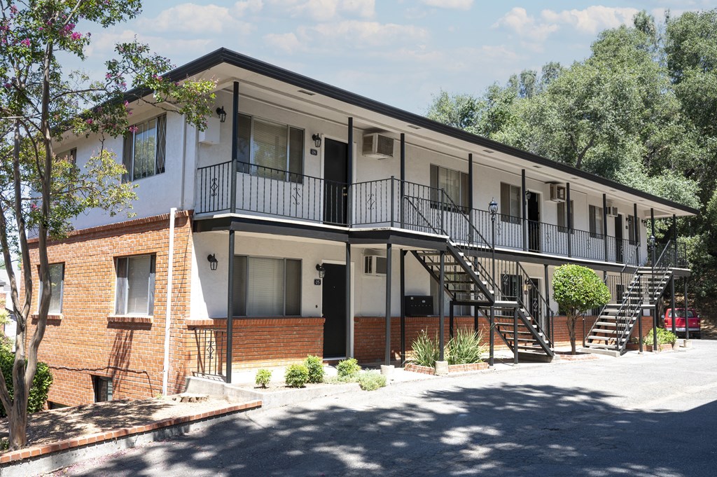 exterior of building, two stories