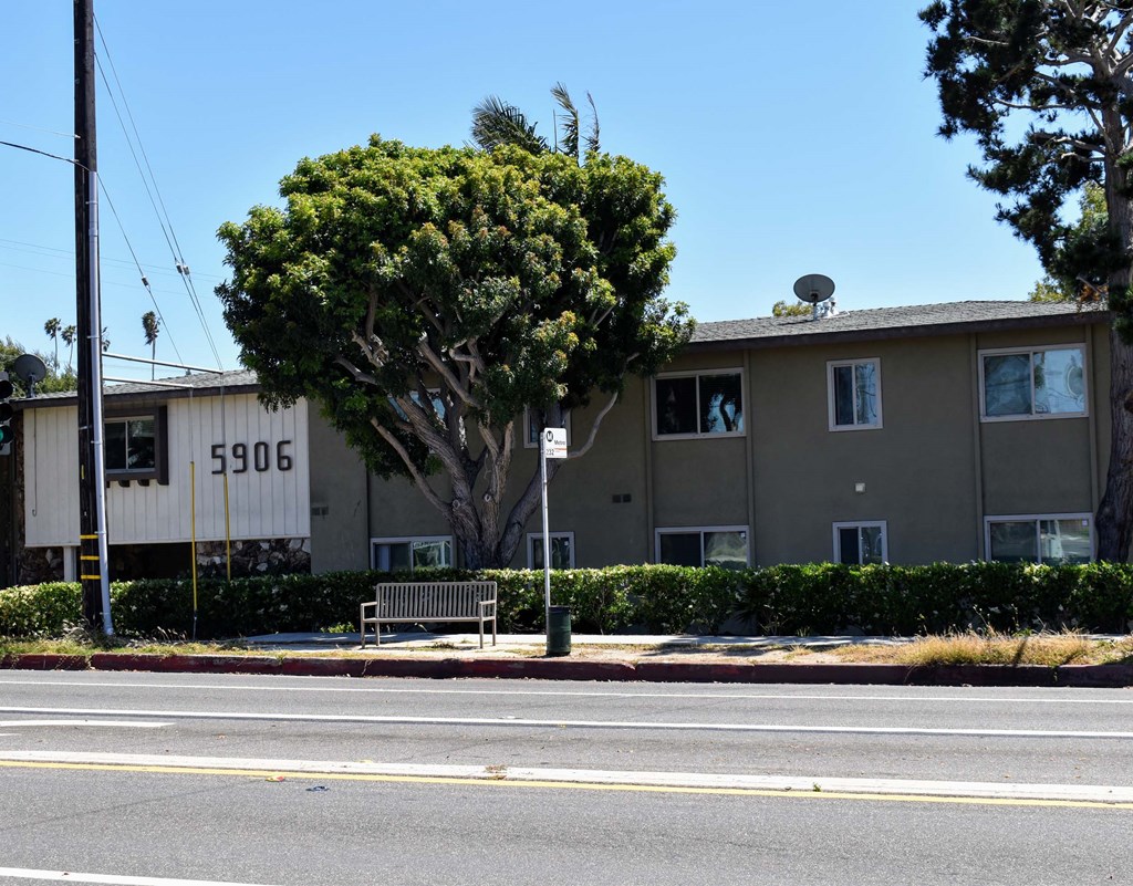 View from street of St. James