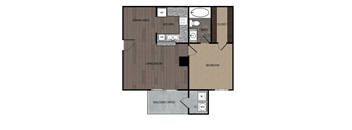the floor plan of magnolia luxury apartments