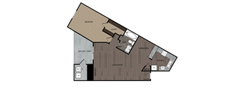 bedroom floor plan | the madison at ballston station