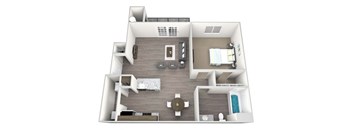 a floor plan image of the acadia park apartments in houma, la