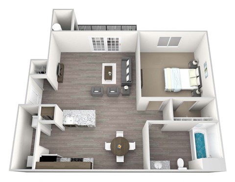 a floor plan image of the acadia park apartments in houma, la