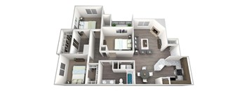 our apartments have a spacious floor plan with bedrooms and bathrooms