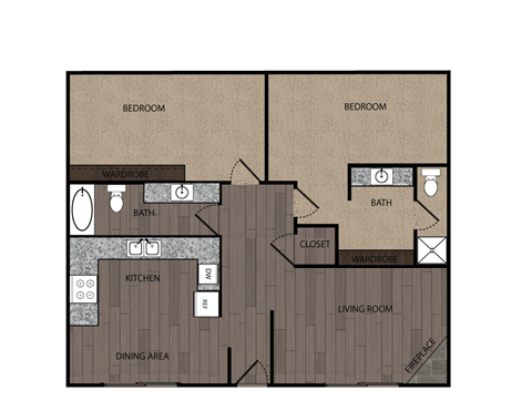 the    floor plan of the roommates floor plans