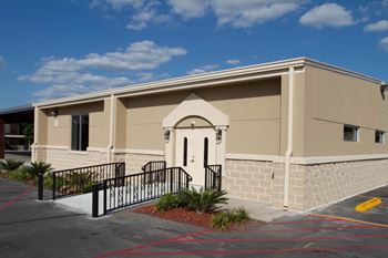 Building Entrance at Willow Creek Apartments, Texas, 77012