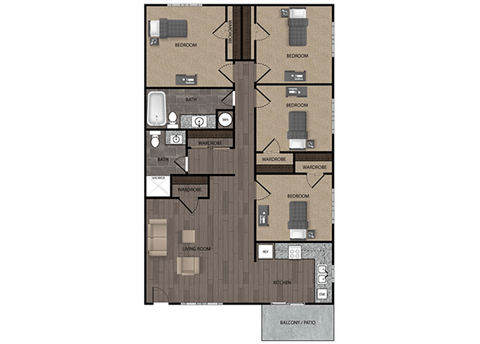 1253 West 5th St. 4 Beds Apartment for Rent - Photo Gallery 15