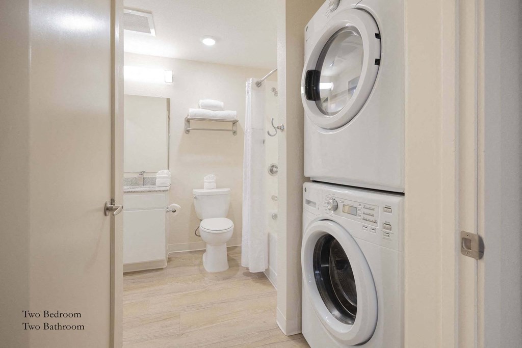 a 3d rendering of a bathroom with a toilet and a sink at Parks Residential - Richardson, Richardson, Texas