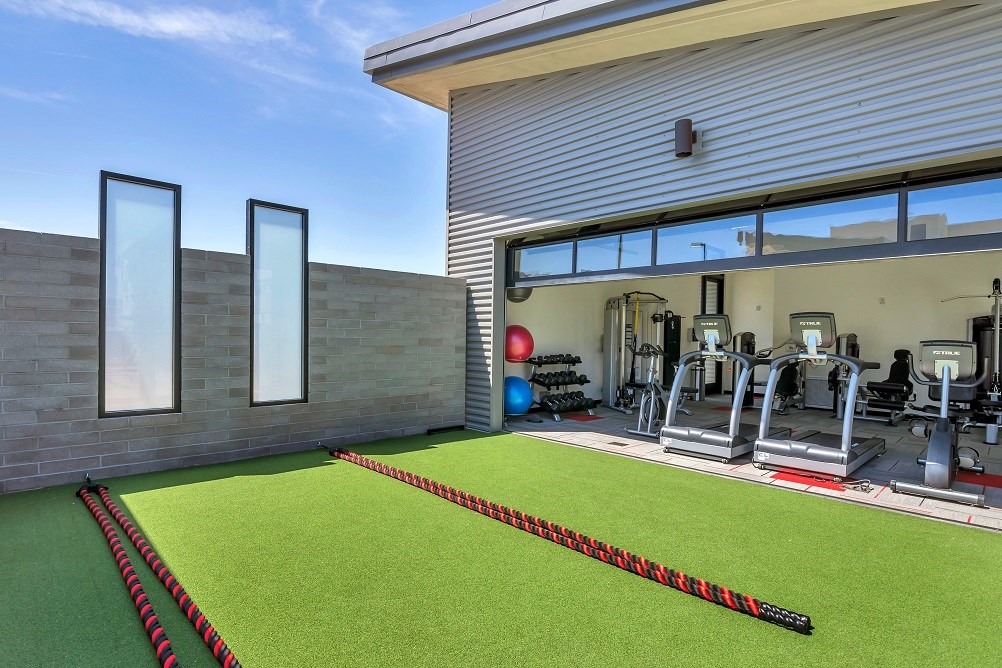 24 hour outdoor fitness center at The Premiere at Dana Park, Mesa