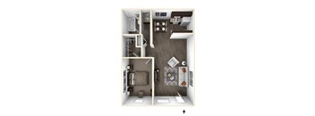 1 bed 1 bath at Urban WalkApartments on 6th Avenue, Phoenix, Arizona