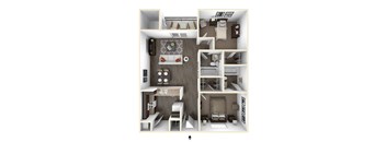 2 bed 2 bath at Urban WalkApartments on 6th Avenue, Phoenix, AZ