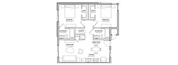 B1 Floor Plan at The 89 on Hayden, Scottsdale  