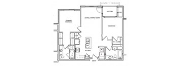 B1 Floor Plan at Legado Apartments, Prescott Valley, AZ
