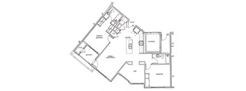 B4 Floor Plan at Legado Apartments, Arizona, 86314