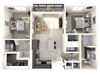 B4 Floor Plan B4 Floor Plan at Paradise @ P83 Apartments, P.B. BELL Assets, Peoria, AZ