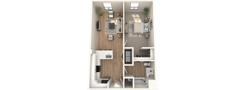 C1.0 Floor Plan at Solace at Ballpark Village, Goodyear, AZ