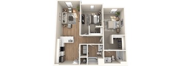 C2.0 Floor Plan at Solace at Ballpark Village, Arizona, 85338