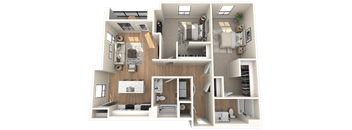 C2.6 Floor Plan at Solace at Ballpark Village, Goodyear, 85338