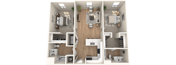 C2.7 Floor Plan at Solace at Ballpark Village, Goodyear, Arizona