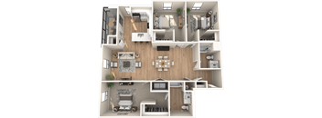 C3.0 Floor Plan at Solace at Ballpark Village, Arizona