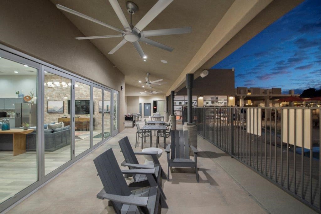 Outdoor Patio at Inspiration Apartments, Cottonwood, AZ, 86326