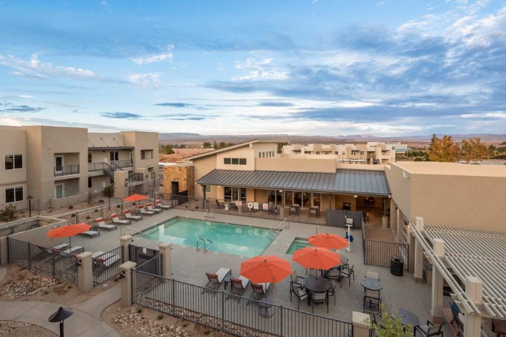 Aerial View at Inspiration Apartments, Cottonwood, Arizona