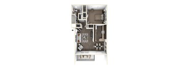 1 bed 1 bath at The Phoenix Apartments on 6th Avenue, Arizona