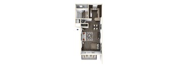 Studio 1 bath at The Phoenix Apartments on 6th Avenue, Phoenix