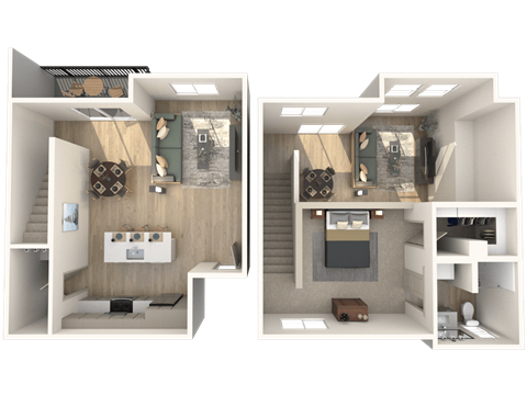 L2 Floor Plan at Weylyn Luxury Apartments, Laveen, 85339