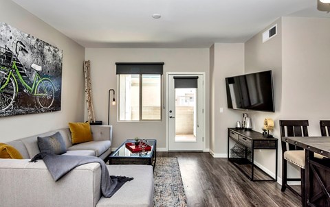 Large living room at The Premiere at Dana Park, Arizona