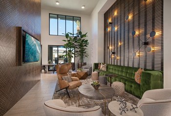 Clubroom With TV Clubroom With TV at Kalon Luxury Apartments, Phoenix, 85085 - Photo Gallery 3