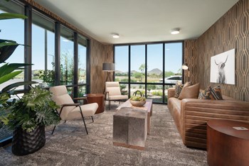Modern Living Room at Kalon Luxury Apartments, Arizona, 85085 - Photo Gallery 11