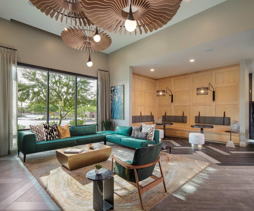 Community Lounge at Zaterra Luxury Apartments, Chandler, AZ, 85286