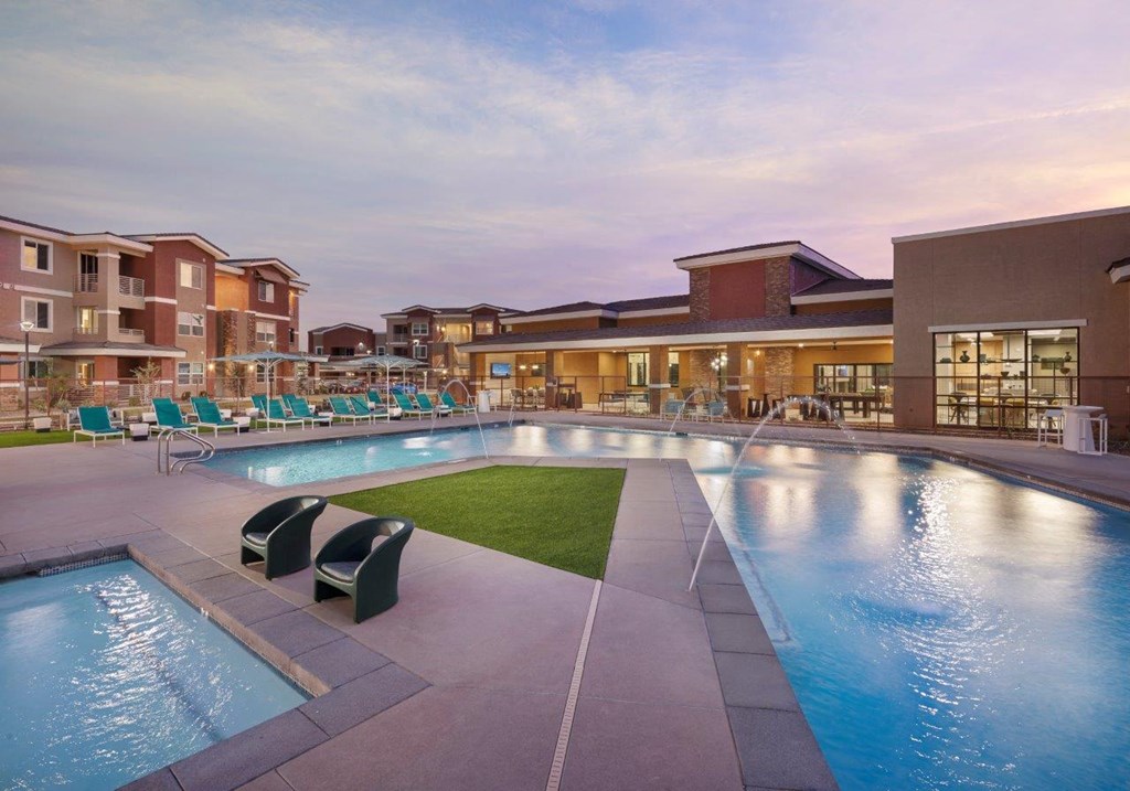 our apartments offer a swimming pool at Zaterra Luxury Apartments, Chandler, AZ, 85286
