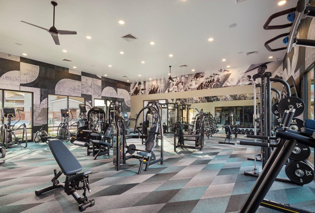 Fitness Center  at Zaterra Luxury Apartments, Chandler, AZ, 85286