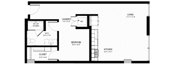 a blueprint of a floor plan of a house