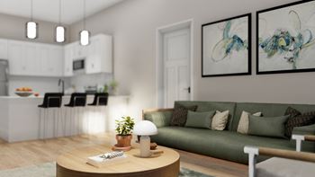 Open Space Living Room  at Solace at Ballpark Village, Goodyear, Arizona