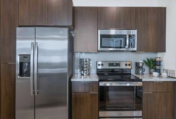 Appliances in the kitchen at Hangar at Thunderbird, Glendale, Arizona