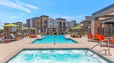 our apartments offer a swimming pool at Hangar at Thunderbird, Glendale, Arizona
