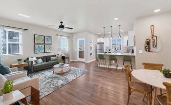 Kitchen and Living Room at Solace at Ballpark Village, Goodyear