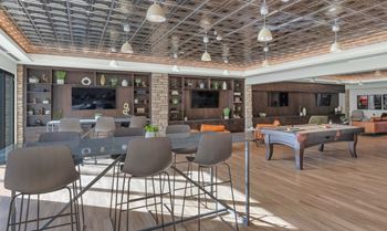 Community modern dining area at Solace at Ballpark Village, Arizona