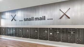 mailboxes at Solace at Ballpark Village, Goodyear, Arizona