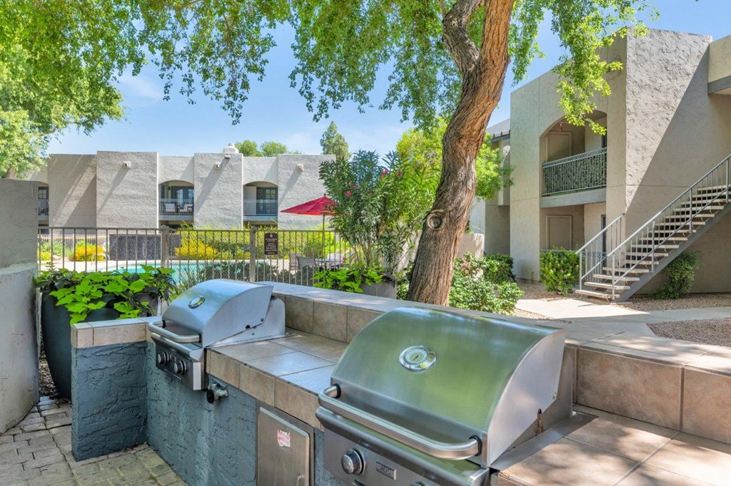 our apartments offer a bbq