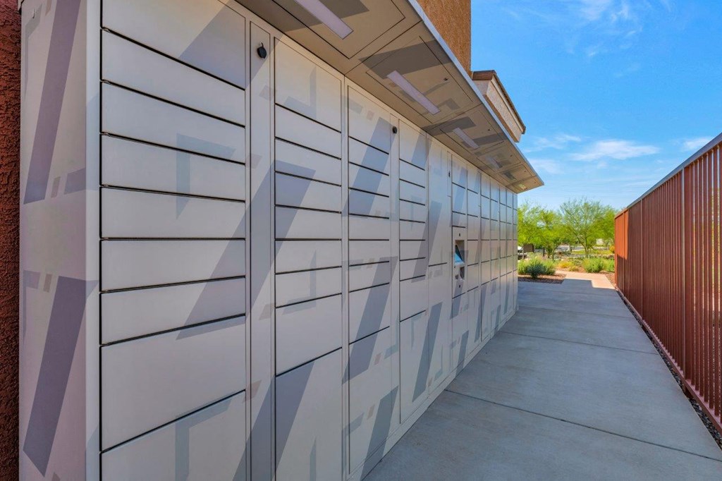 24 Hour Package Lockers at Zaterra Luxury Apartments, Chandler