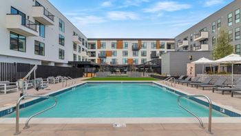 swimming pool view at The Common Apartments, Arizona 85018