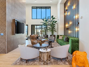Clubroom With TV at Kalon Luxury Apartments, Arizona, 85085 - Photo Gallery 8