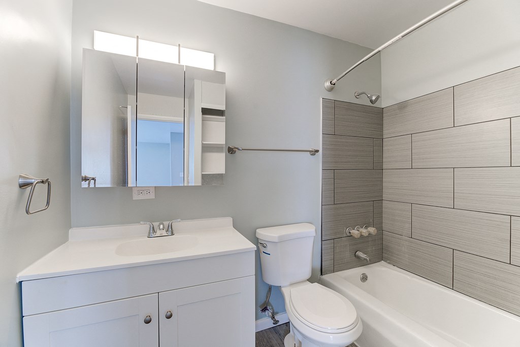 Luxurious Bathroom at Johnson Legacy Apartments, Milwaukee, 53223